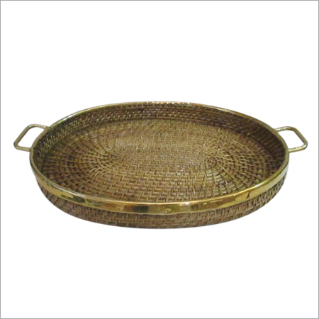 Cane Ovel Tray