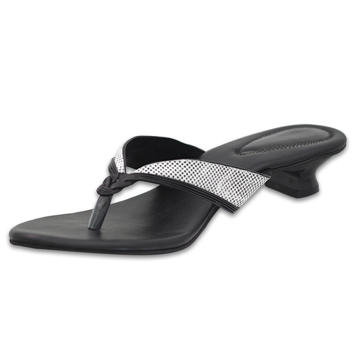 Designer Black Evening Wear Sandal