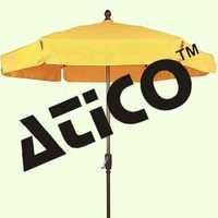 Garden Survey Umbrella - Steel Pole 1.5m & 2m Diameter , Tilting Type For Enhanced Shade