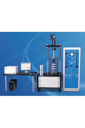 Cyclic / Stress-Path Soil Triaxial System - Specimen Diameter 70-150 mm, Load Capacity 25-100 kN | Closed-Loop Digital Servo Control, Dynamic & Static Testing, Up to 30 Hz, Cell Pressure 2000 kPa, Automated Testing, ASTM D-3999 & D-5311