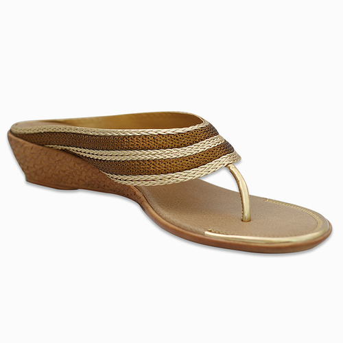 Designer Golden Slip on 
