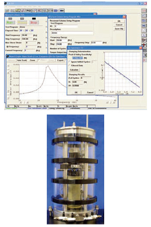 HFR Column/ Torsional Shear Testing System - 71mm/100mm Specimens, 1000 kPa Max Pressure, Up to 250 Hz Frequency | Soil and Asphalt Modulus and Damping Testing