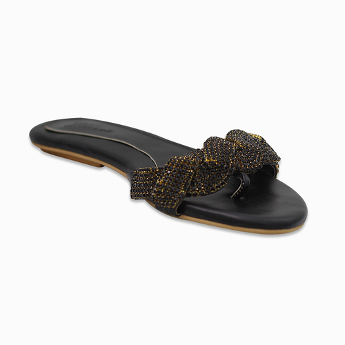 Designer Black Slip on