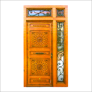 Solid Teakwood 3D Door