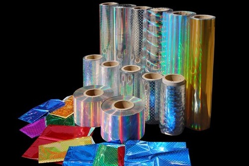 Holographic Films - BOPET, BOPP, PVC | 12-350 Micron, 1050-1600 mm Width, Anti-Counterfeiting, Customizable Designs, Attractive Visuals, Secure Packaging