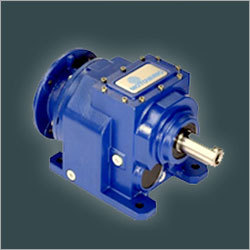 Blue Motovario Inline Helical Gearbox