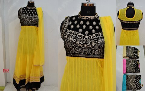 Yellow Anarkali Suit