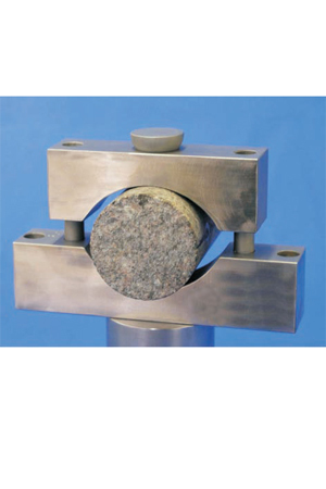 Indirect Tension (Brazilian) Apparatus for Rocks - Stainless Steel, 150x100x50 mm | ASTM D2938, Load Capacity 50 kN, Precise Tensile Strength Testing