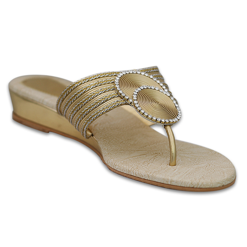 Designer Golden Slip on