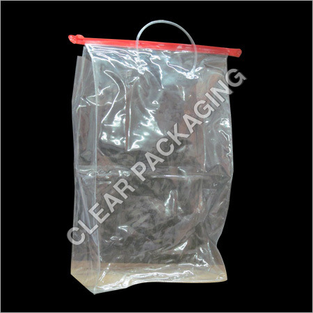 PVC Promotional Plastic Pouch - PVC Material, Variable Dimensions, Zipper Closure | Durable, Tear Resistant, Reusable, Customizable, Handle String