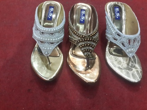 Handmade Designer Footwear with Crystals