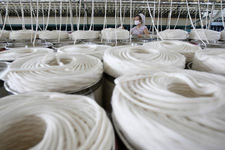 Spandex Cotton Yarn
