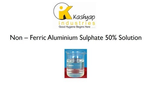 Non Ferric Aluminium Sulphate 50% Liquid Solution