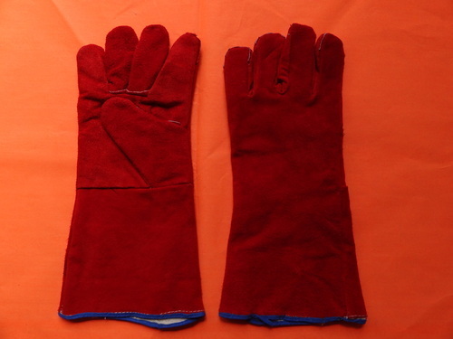 Leather Hand Gloves Heavy Quality