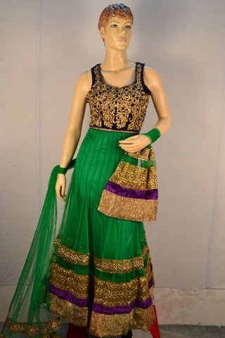 Jari Work Anarkali Suit