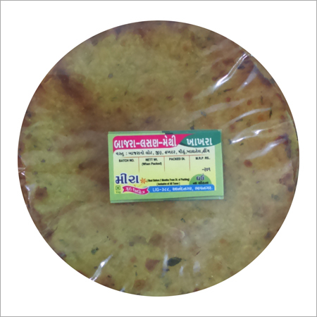 Bajara lasan Khakhra