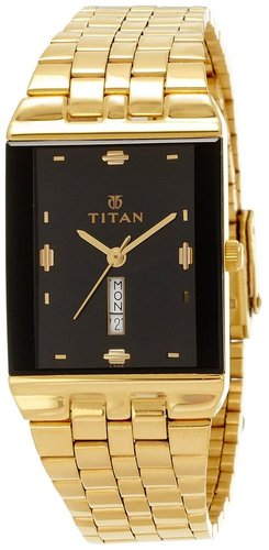 Titan Karishma Analog Black Dial Men's Watch