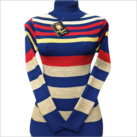 Hi Neck Skivi - Wool, Multiple Sizes, Blue | Soft Fabric, Warm, Perfect Fit, No Color Fading, Durable