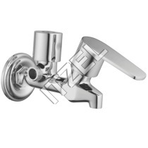 Bib cock two way with Flange