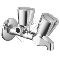 Bib cock two way with Flange