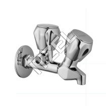 Bib cock two way with Flange