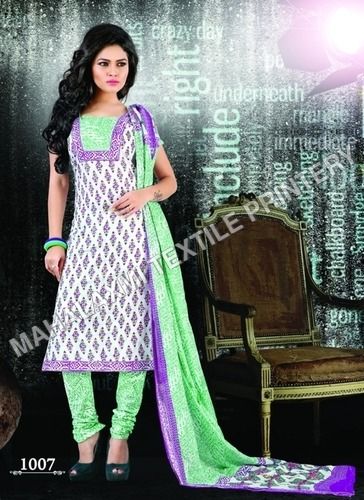 Unstitched Cotton Salwar Suit Materials Jetpur