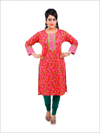 Cotton Silk Kurti