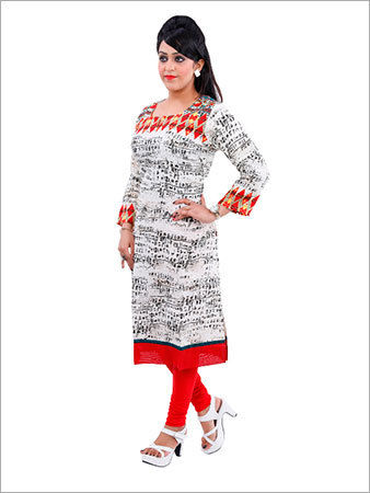 Embroidered Silk Kurtis