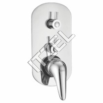 Single Lever Divertor - Brass, 150x80x50mm, Chrome Finish | High Flow 12L/min, Easy Installation, Durable Design