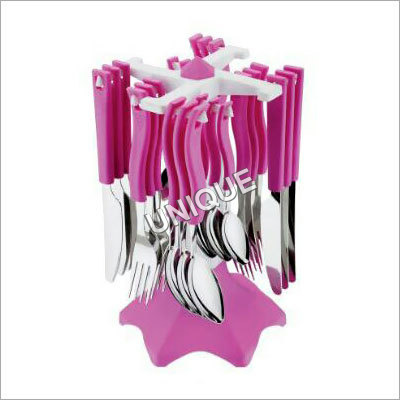 Plastic Handle Cutlery Set
