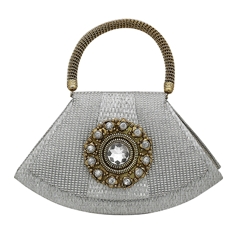 Handmade Designer Silver Purse