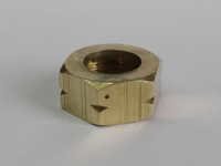 Brass Sanitary Hex Nut