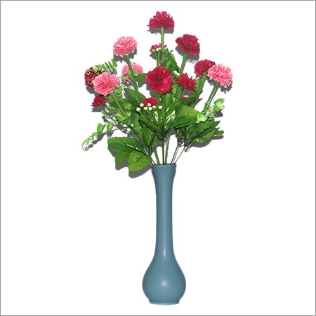 Artificial Flowers - Plastic & Fabric, 12x8 Inches, Pink & Red | Realistic Look, Long-lasting, Easy Maintenance