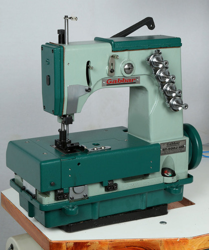 Double Needle Four Thread Chain Stitch Big Bag Sewing Machine By GABBAR ENGINEERING CO.