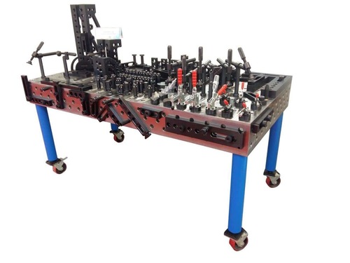 Welding Table Standard Legs Dimensions: 2400X1200X850 Millimeter (Mm)