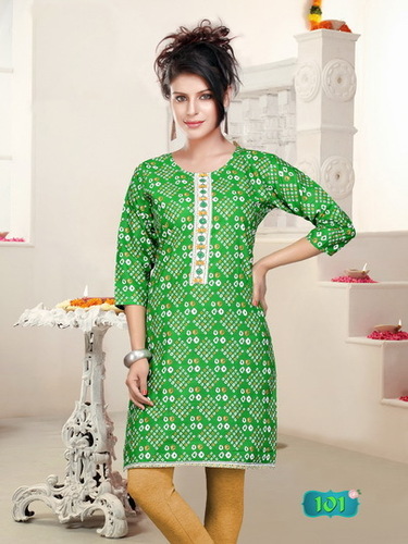 Printed Cotton Kurtis