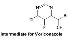 6(1-bromoethyl)4chloro5fluoro4,5-dihydropyrimidine