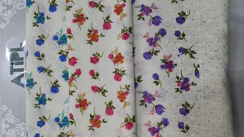 Chikan Dress Material