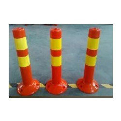 Spring Posts - Plastic 1000mm Height, 200mm Base Diameter, Red | Durable, Protective, Visible, Reliable, Efficient