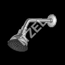 Overhead Shower - Stainless Steel, 12 Inch Arm, 8 Inch Diameter | Chrome Finish, Wall Mount, High Pressure, Water Saving