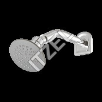 Overhead Shower - Brass, 8 Inch Diameter, Chrome Finish | High Pressure, Wide Coverage, Water Saving