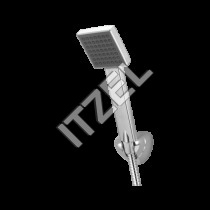 Telephonic Showers - ABS Plastic, 15x10x5 cm, White | Flexible Tube, 1.5m Hose, Strong Hook, Water Efficient