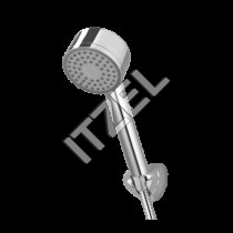 Telephonic Showers - Chrome Plated Brass, 10x10x15cm, 1.5m Flexible Tube | Easy Installation, Water Saving, Round Spray