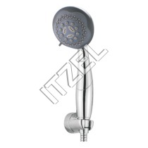 Telephonic Showers - ABS Plastic, 10x8x5 cm, Chrome | 5 Functions, 1.5 Meter Flexible Tube, Stylish Design