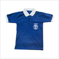 Boys School Polo Shirts - Cotton, Various Sizes, Blue | Resistant To Shrinkage, Smooth Texture, Stylish Design, Easy To Wash