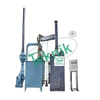 Municipal Solid Waste Incinerator - Mild Steel, 100-150 Kg/hr, Blue | Fully Automatic Burners, High Efficiency, Low Emission Standards, Semi-automatic Operation
