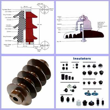 33 11 1.1 Kv Pin, Stain, Post And Disc Type Porcelain Insulators By K.M Cables & Conductors