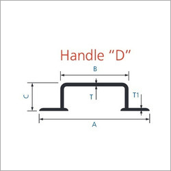 Aluminum D Handles Section