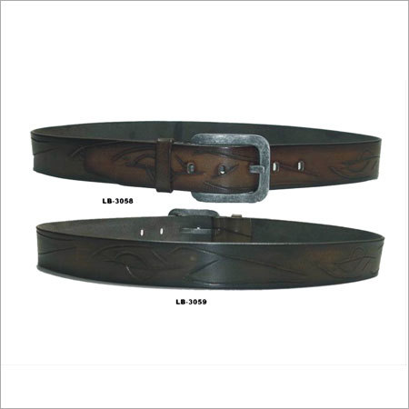 Green Leather Belt