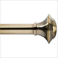 Curtain Drapery Rods - Metal Alloy, 48-120 Inch, Bronze | Lacquer Finish, High Durability, Easy Install, Stylish Design